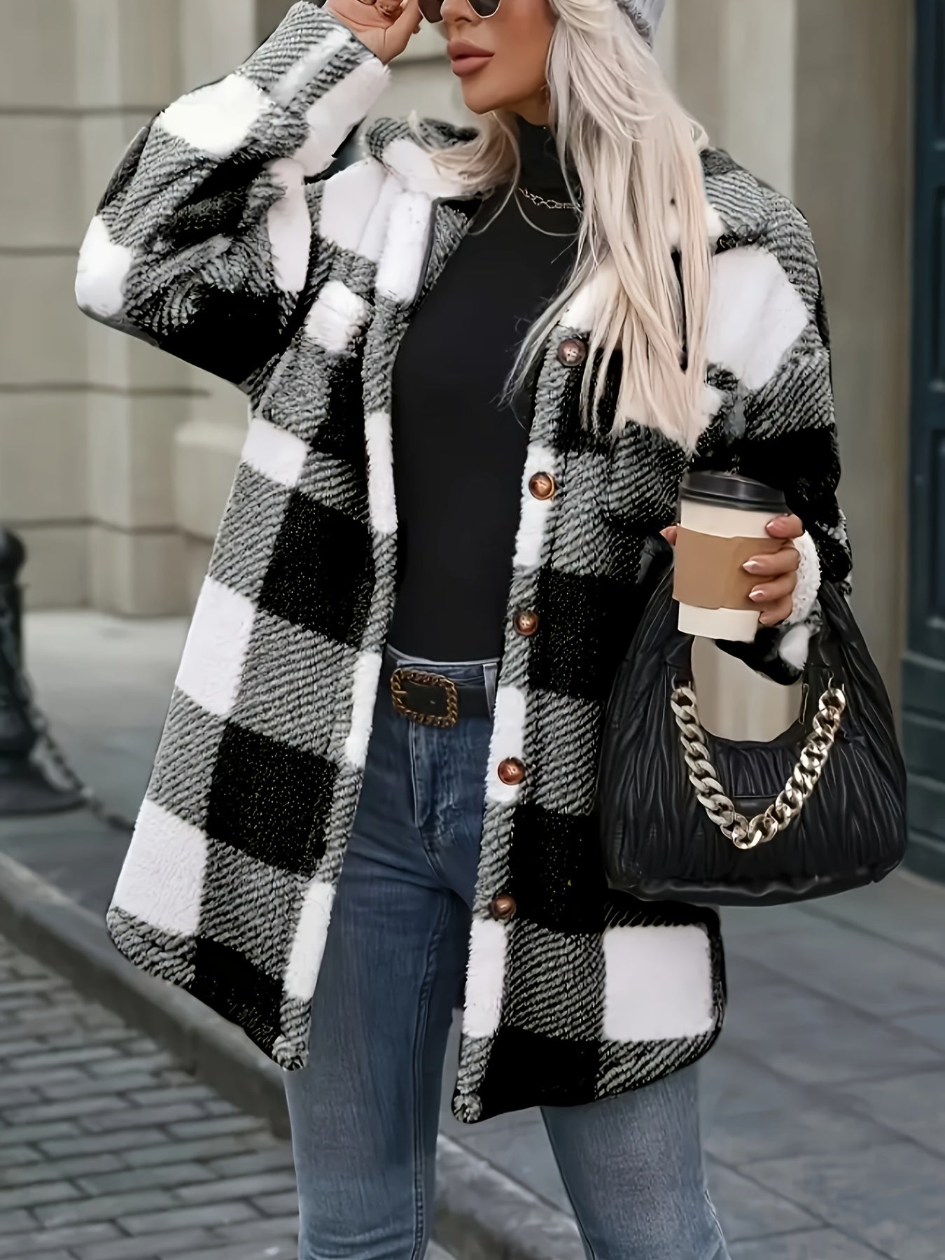 Plaid Plush Jacket