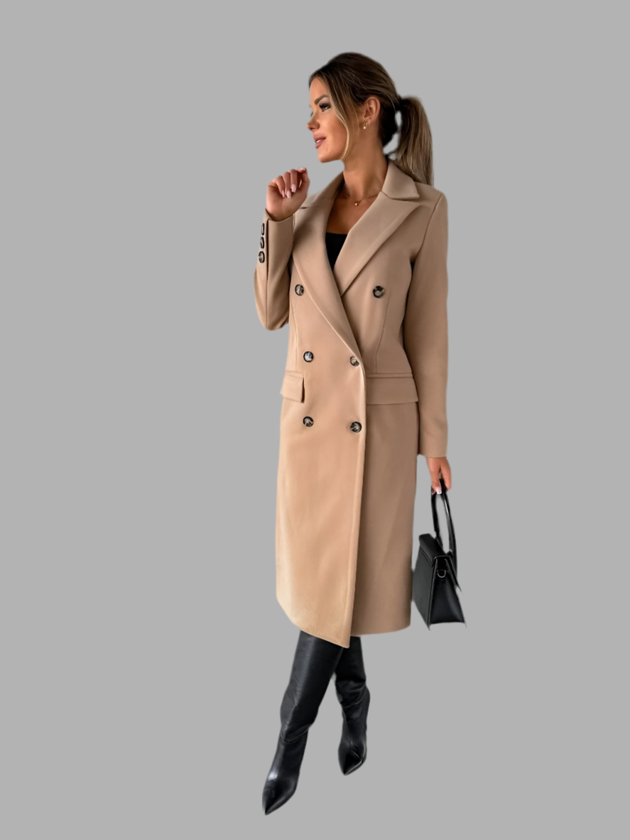 Double-breasted Coat for Women
