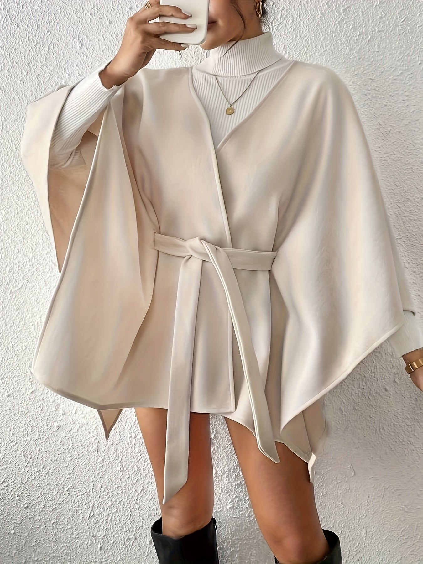 Poncho coat