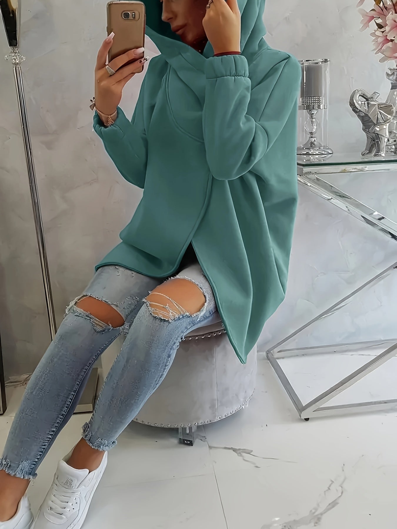 Relaxed Fit Hooded Jacket