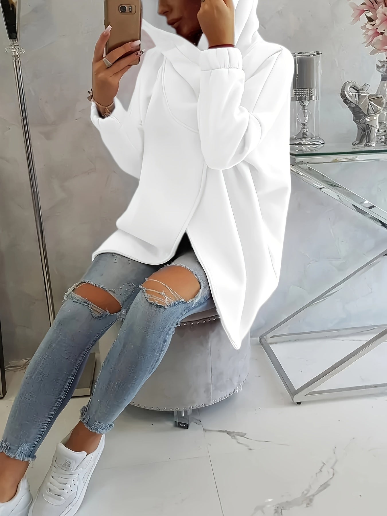 Relaxed Fit Hooded Jacket
