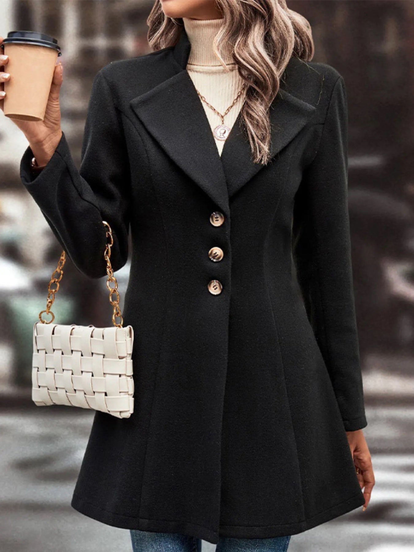 Elegant Tweed Coat