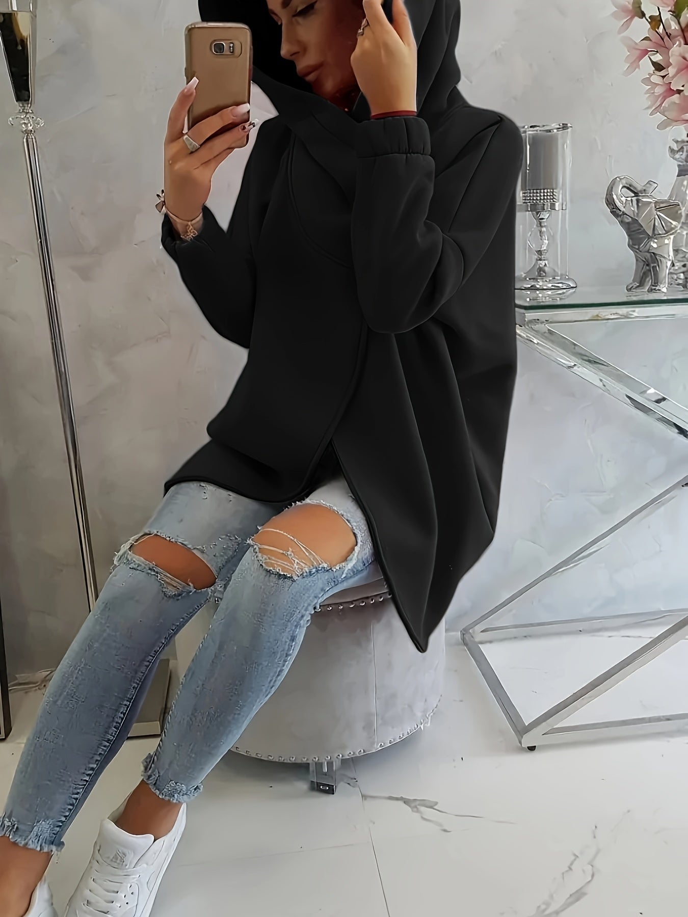Relaxed Fit Hooded Jacket