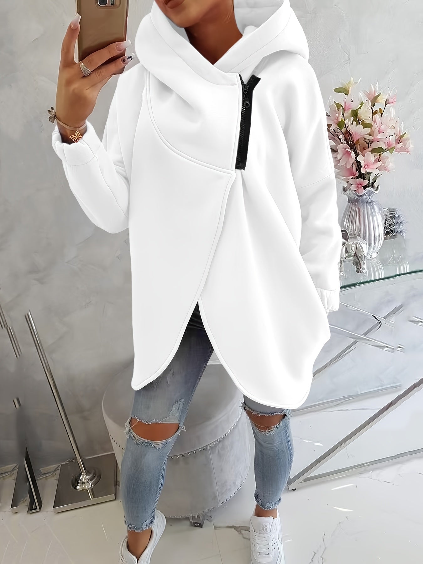 Relaxed Fit Hooded Jacket