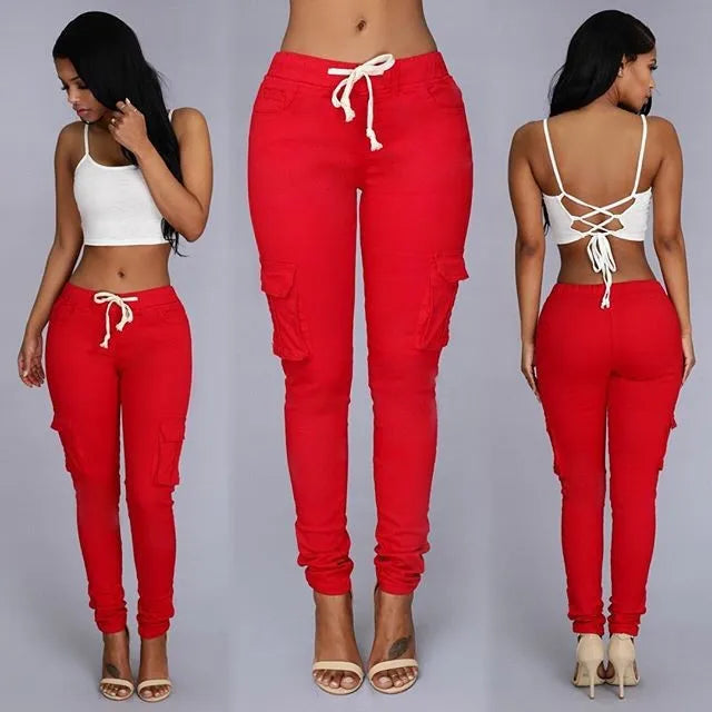 Pencil Cargo Pants