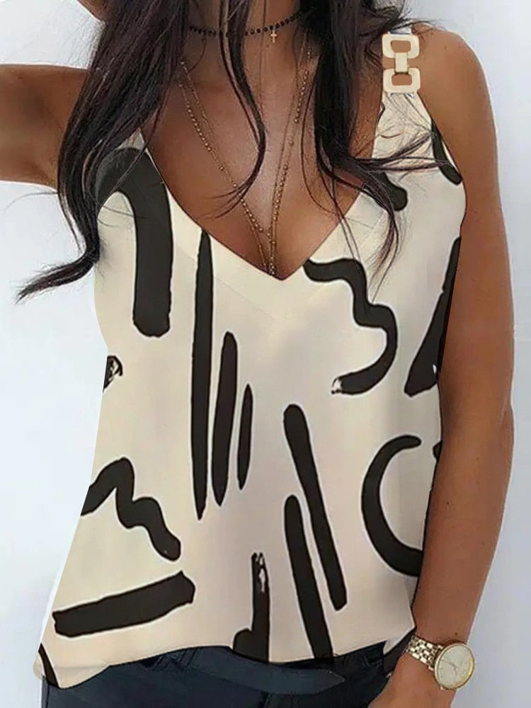 Print Chain Top