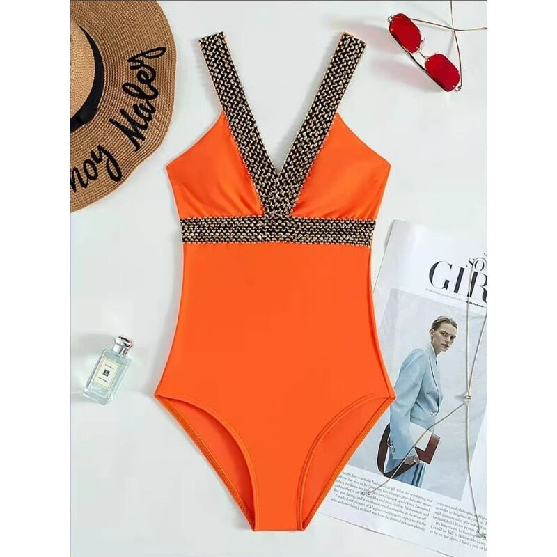 Stitch Design Swimsuit