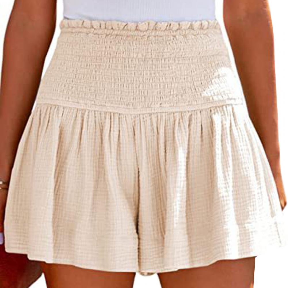 Pleated Ruffle Shorts