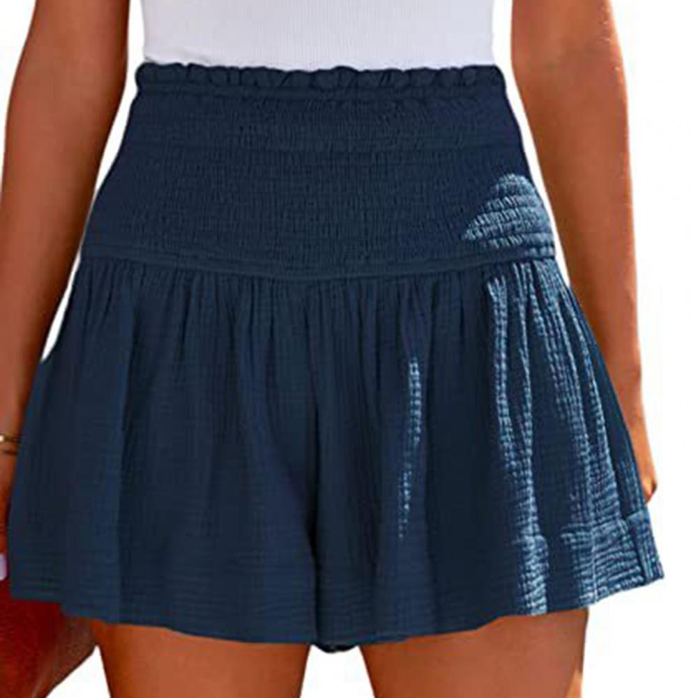 Pleated Ruffle Shorts