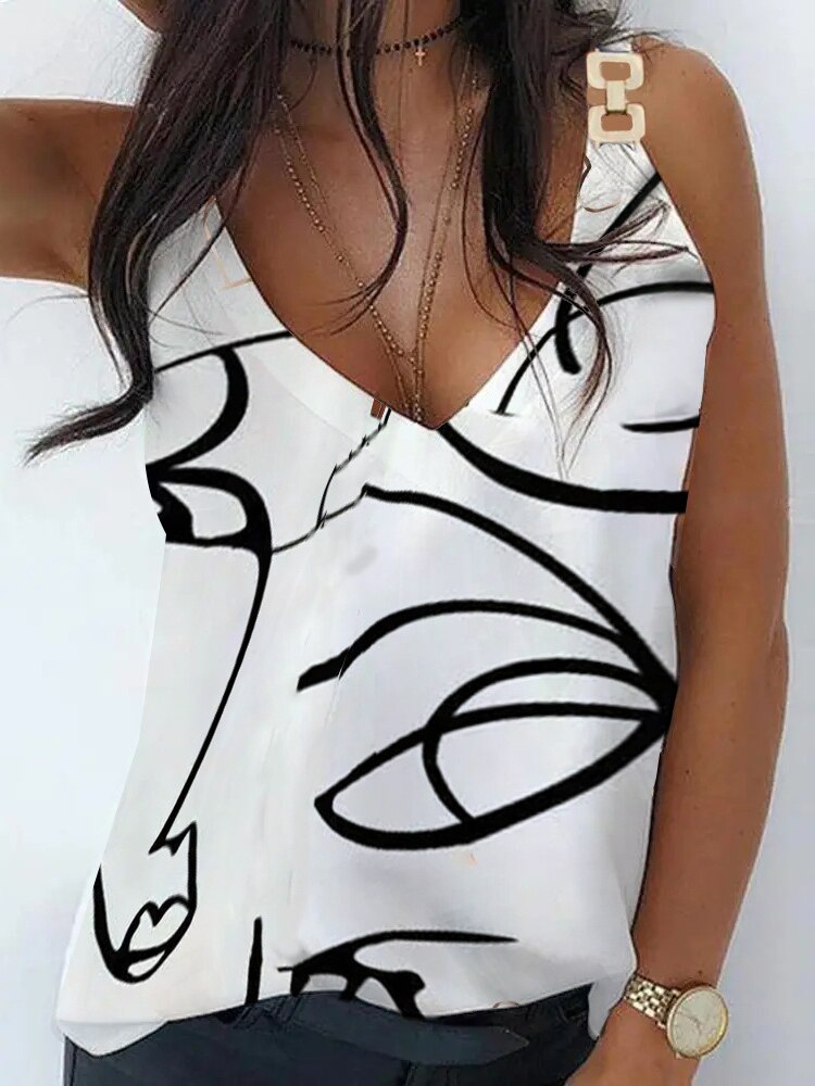 Print Chain Top