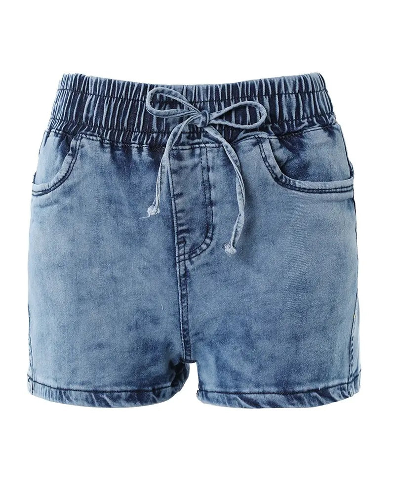 Casual Women Drawstring Shorts