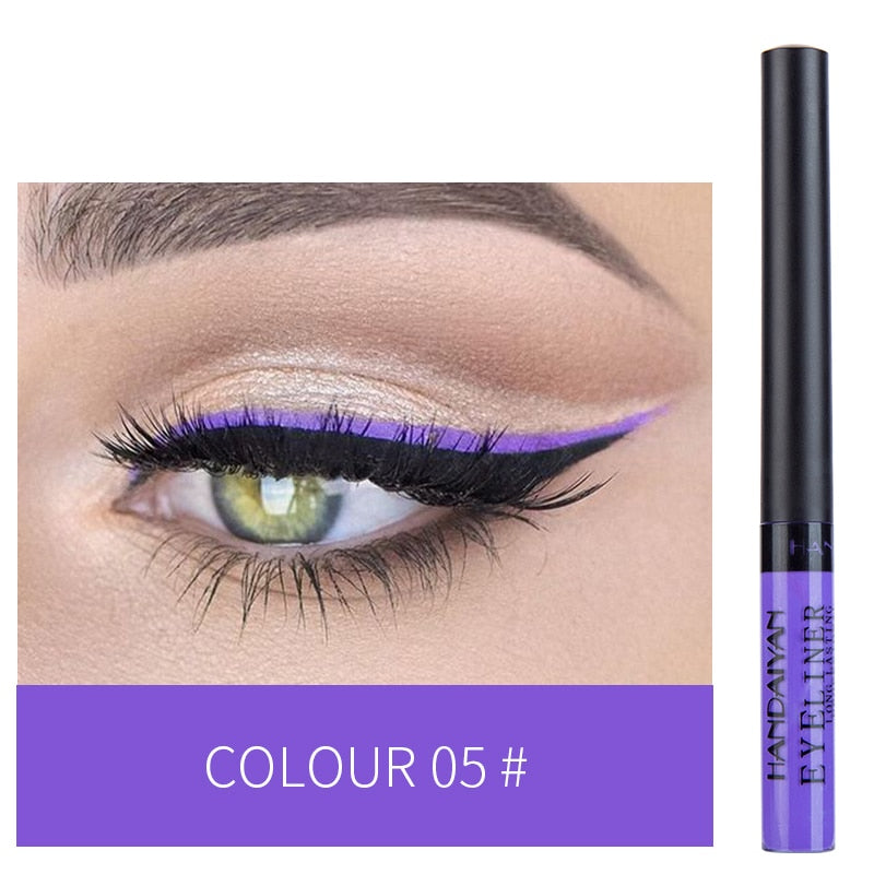 12 Colorful Liquid Eyeliners