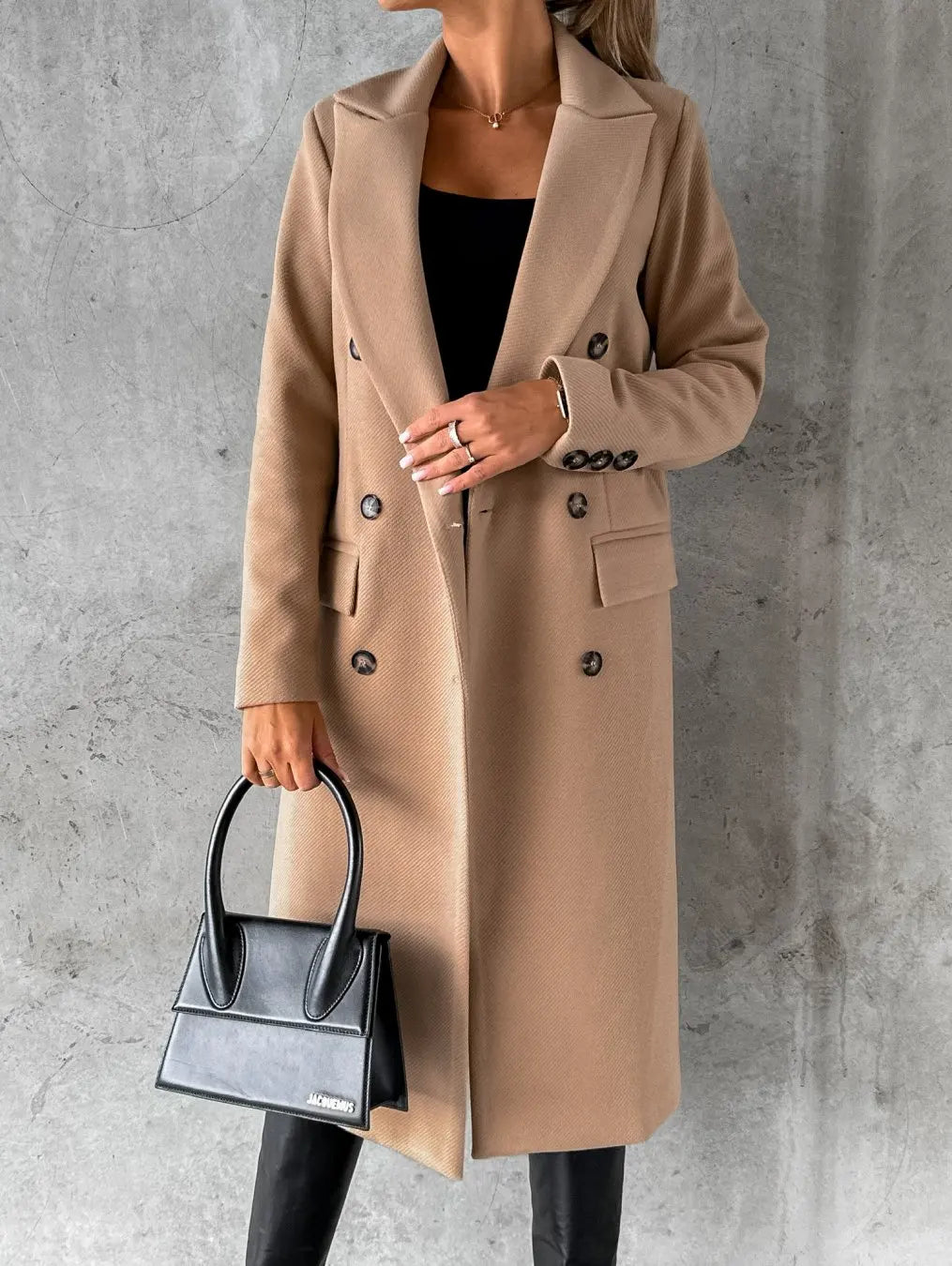 Double-breasted Coat for Women