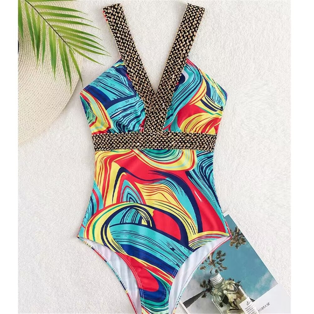 Stitch Design Swimsuit