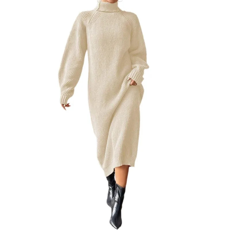 Turtleneck Long Dress