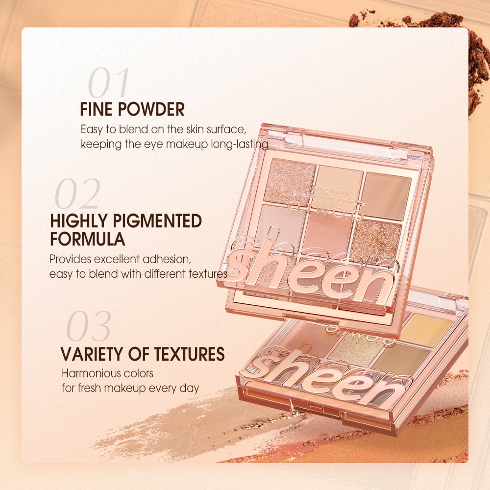 9 Color Eyeshadow Palette