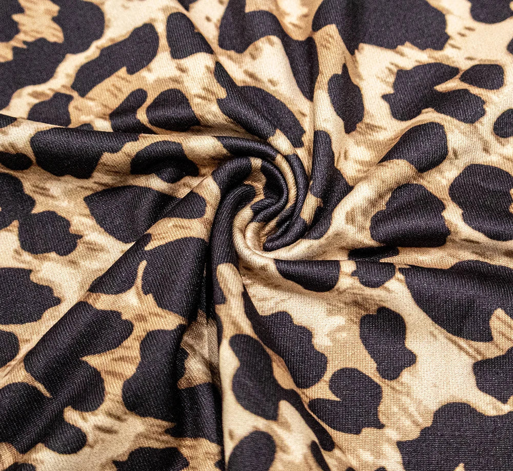 Leopard Print Flare Leggings