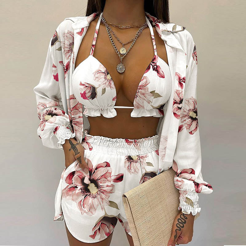 Cardigan Blouse Set