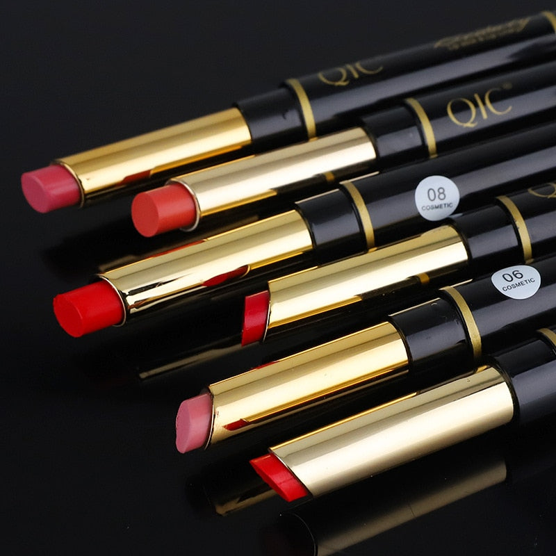 2 IN 1 Lip Liner & Lipstick Pencil