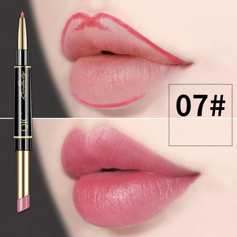 2 IN 1 Lip Liner & Lipstick Pencil