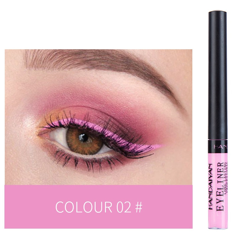 12 Colorful Liquid Eyeliners