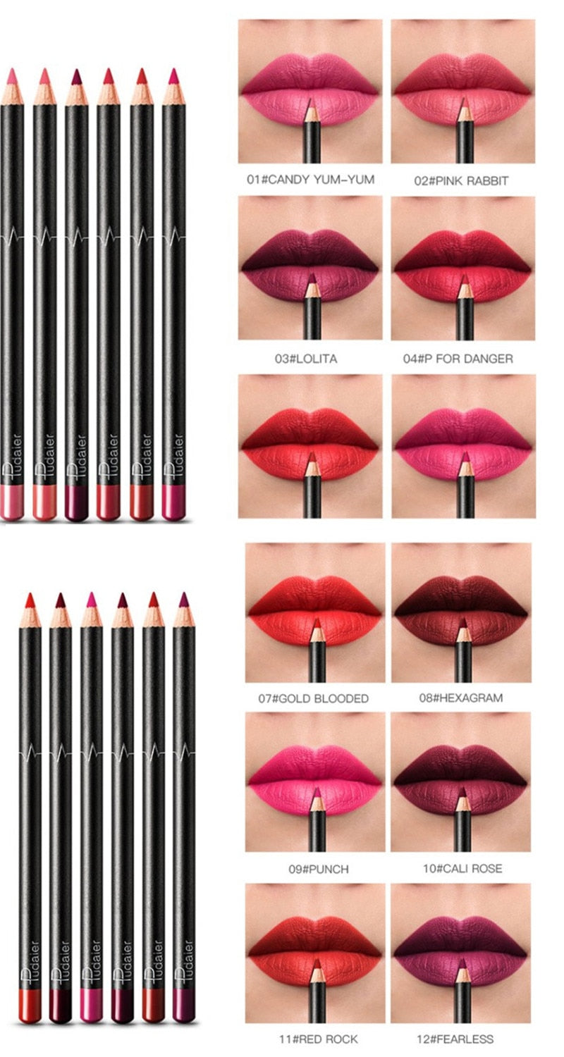 Lip Liner Pencil Set