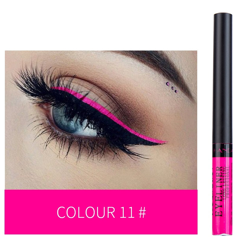 12 Colorful Liquid Eyeliners
