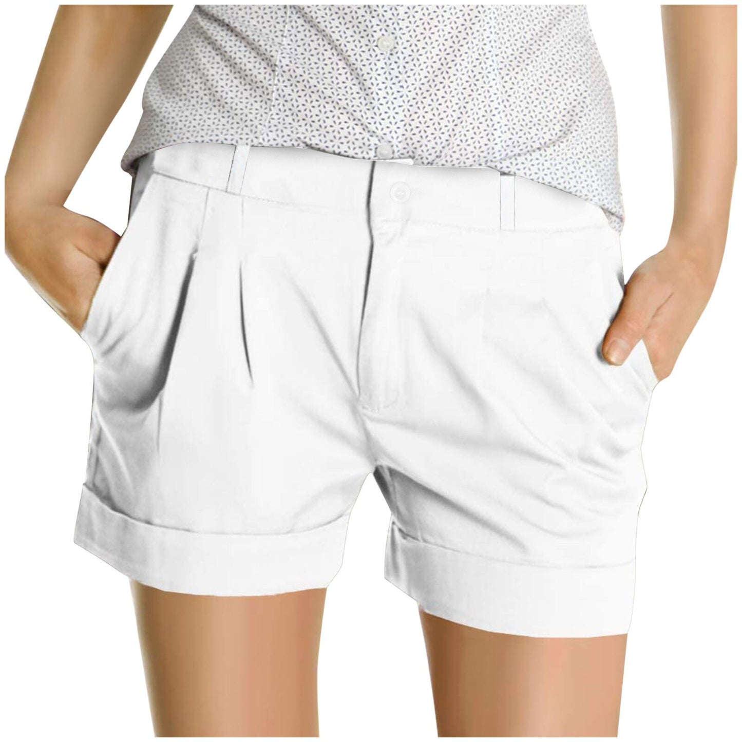 Pleated Shorts