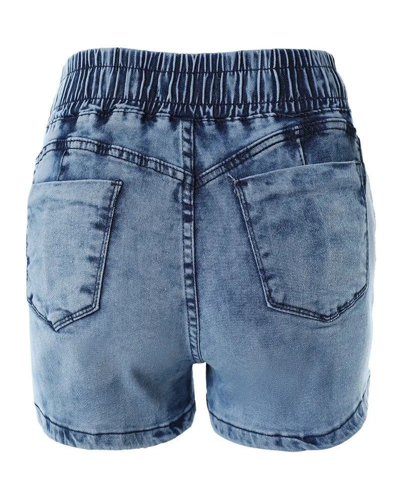Casual Women Drawstring Shorts