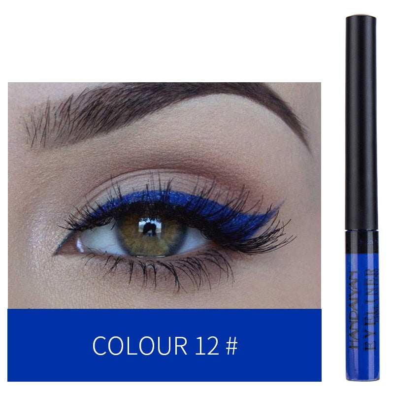 12 Colorful Liquid Eyeliners