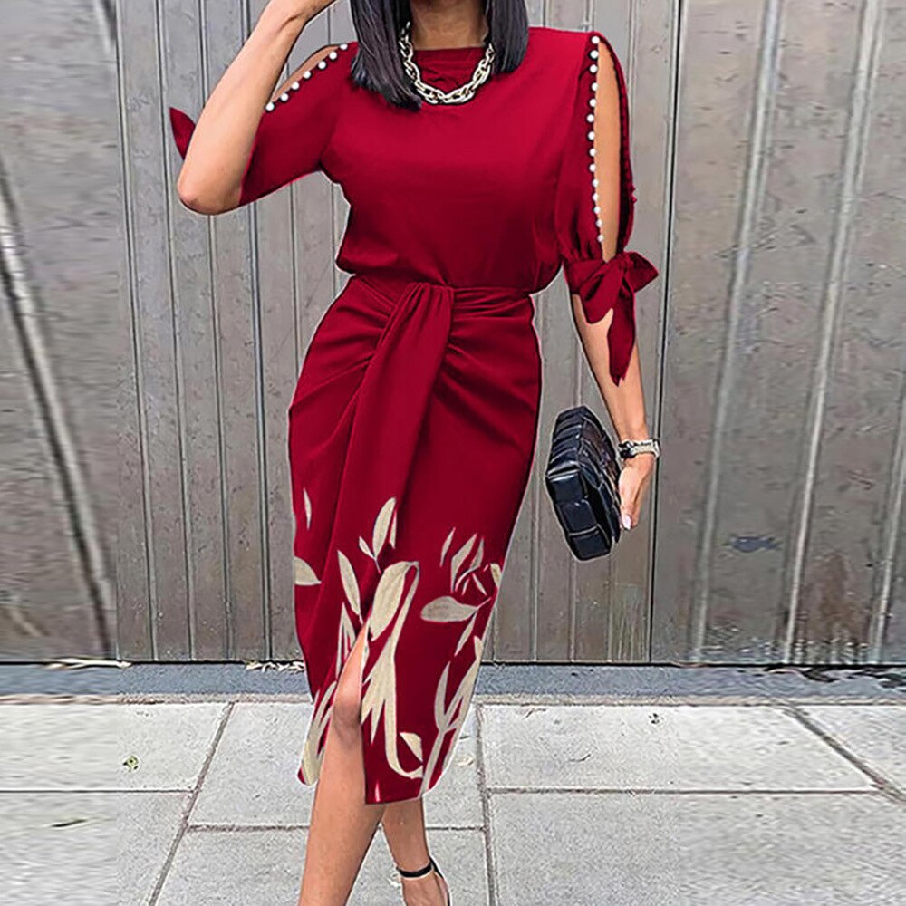 Slim Fit Ruched Dress