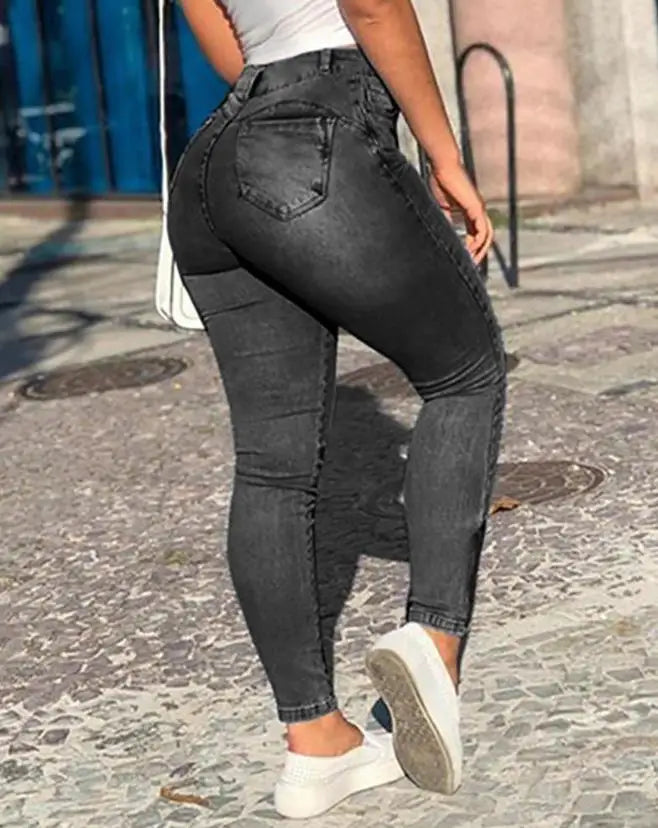 Cargo Style Skinny Jeans