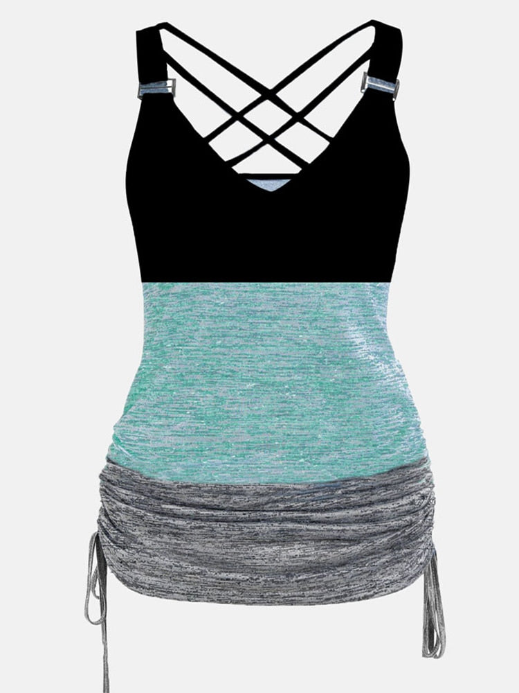 Criss-Cross Women's Tank Top