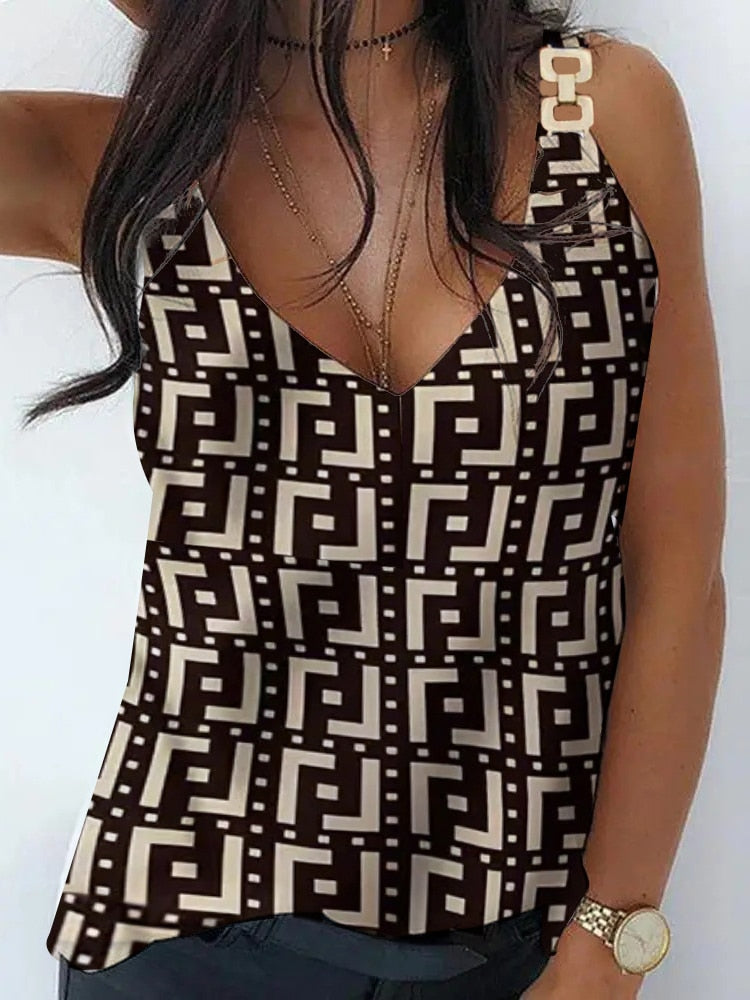 Print Chain Top