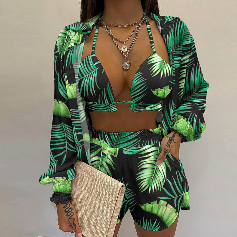 Cardigan Blouse Set