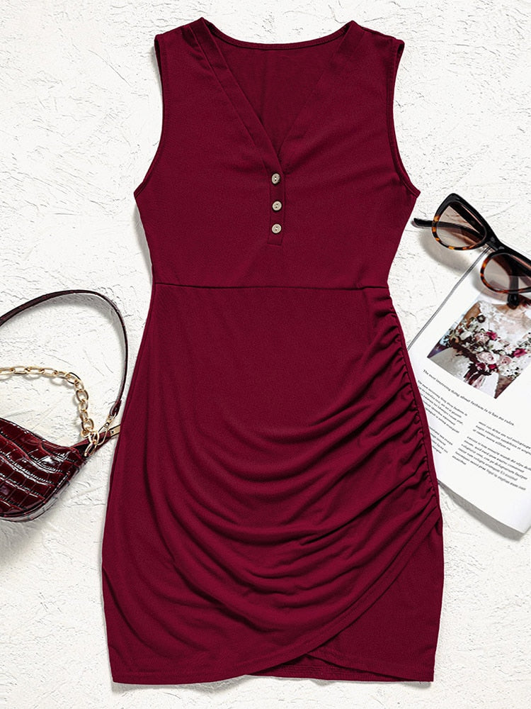 Sleeveless T Shirt Dress