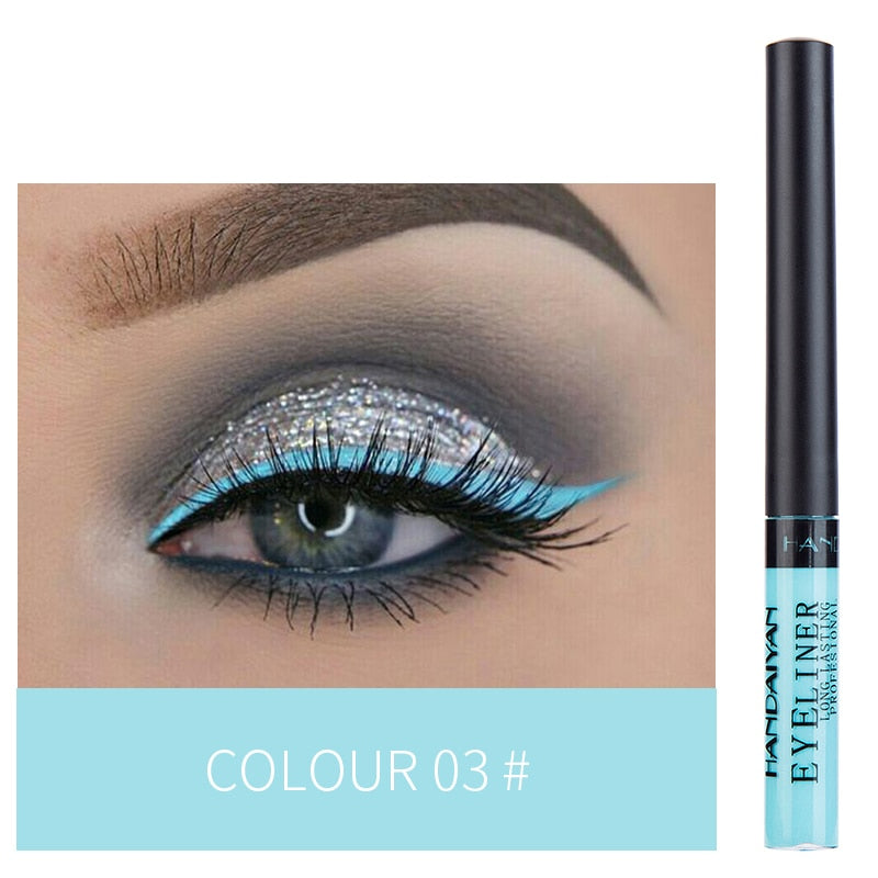 12 Colorful Liquid Eyeliners