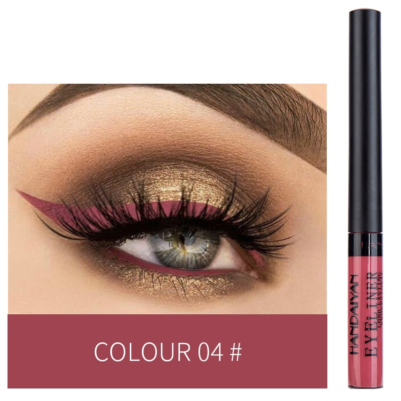 12 Colorful Liquid Eyeliners