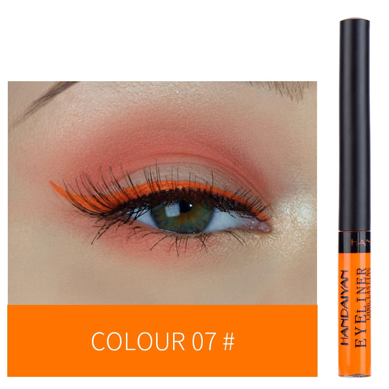 12 Colorful Liquid Eyeliners