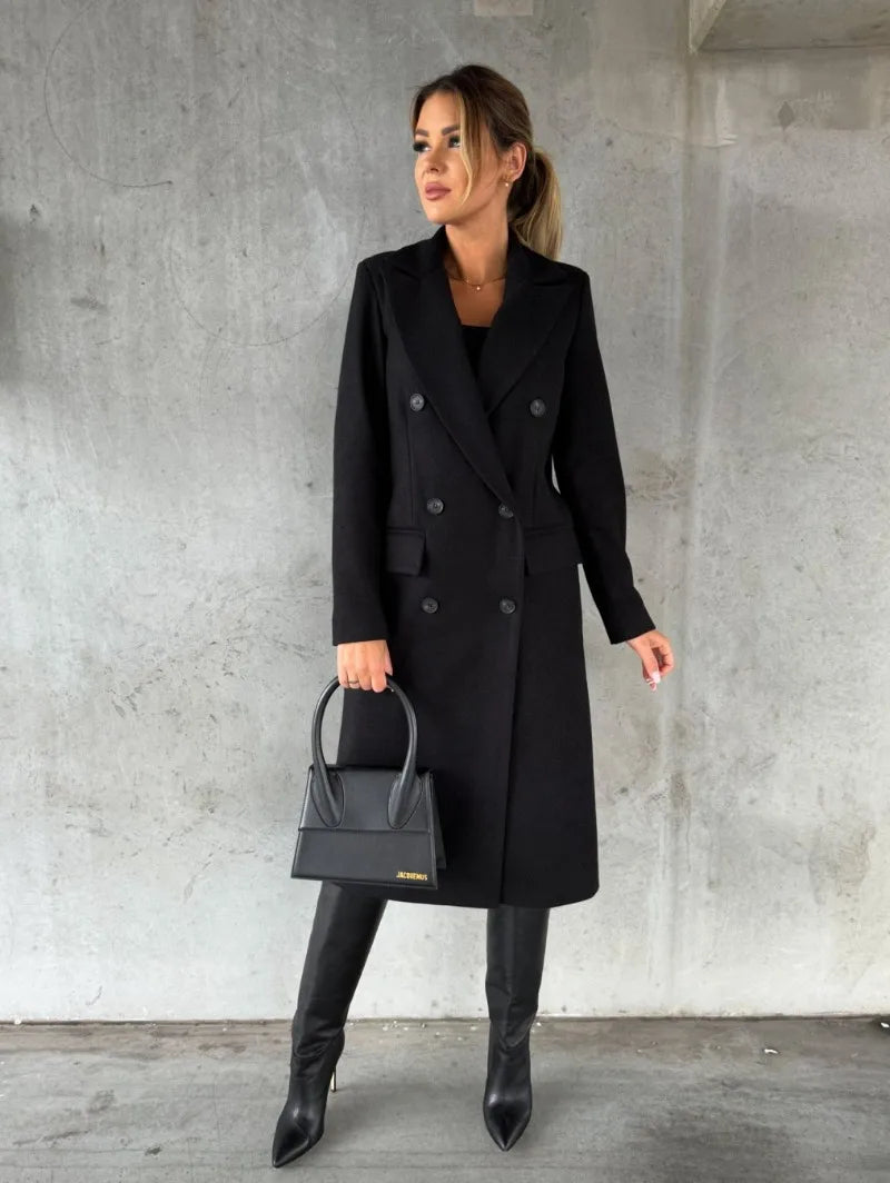 Double-breasted Coat for Women