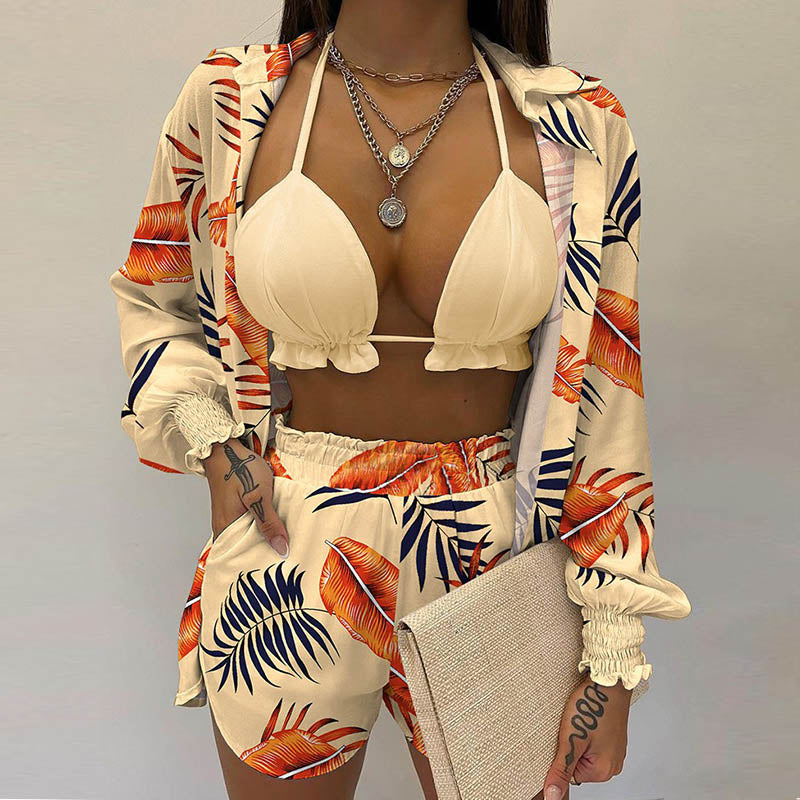 Cardigan Blouse Set