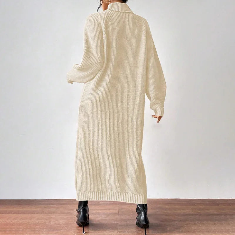 Turtleneck Long Dress