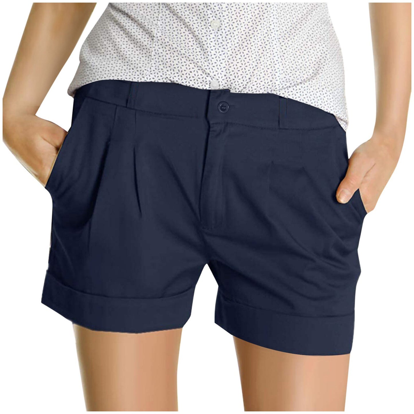 Pleated Shorts