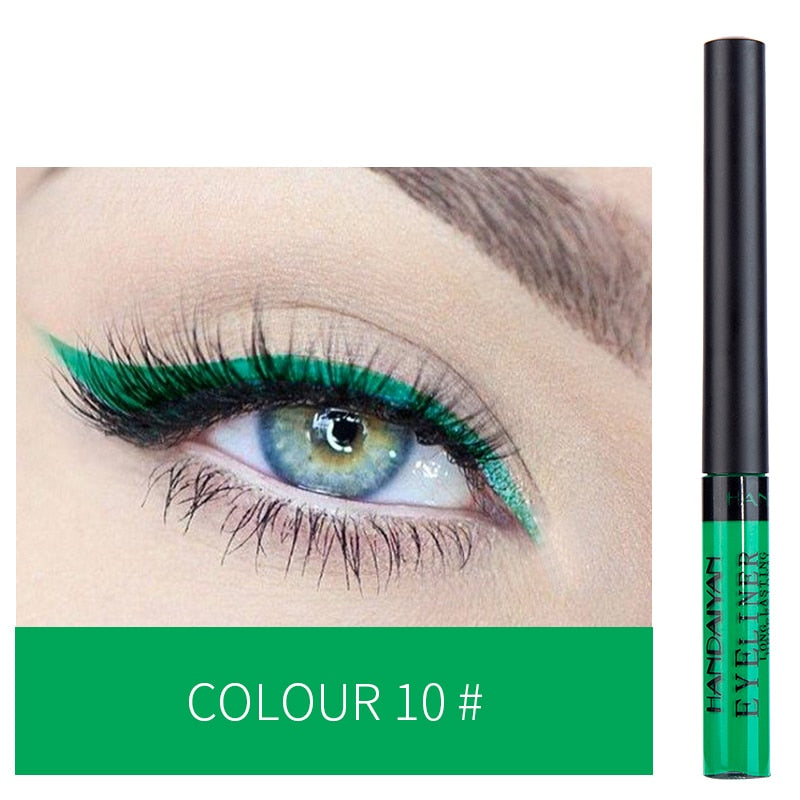12 Colorful Liquid Eyeliners