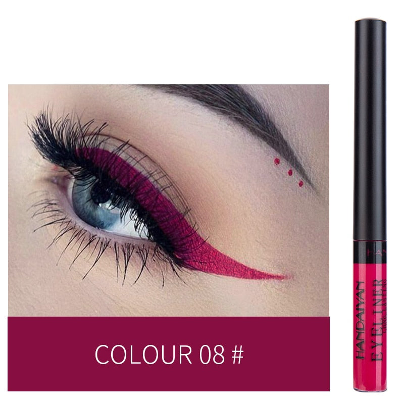 12 Colorful Liquid Eyeliners