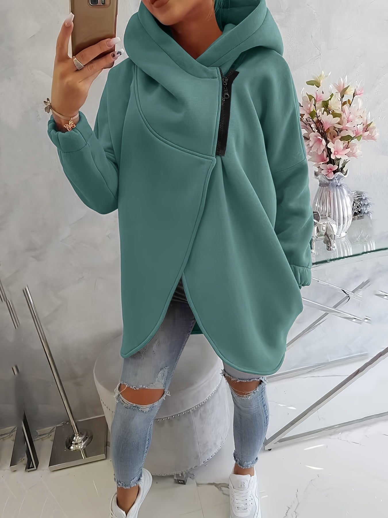 Relaxed Fit Hooded Jacket