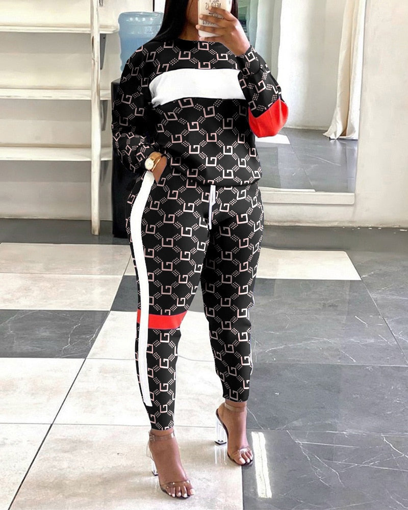 Women Casual Tracksuit