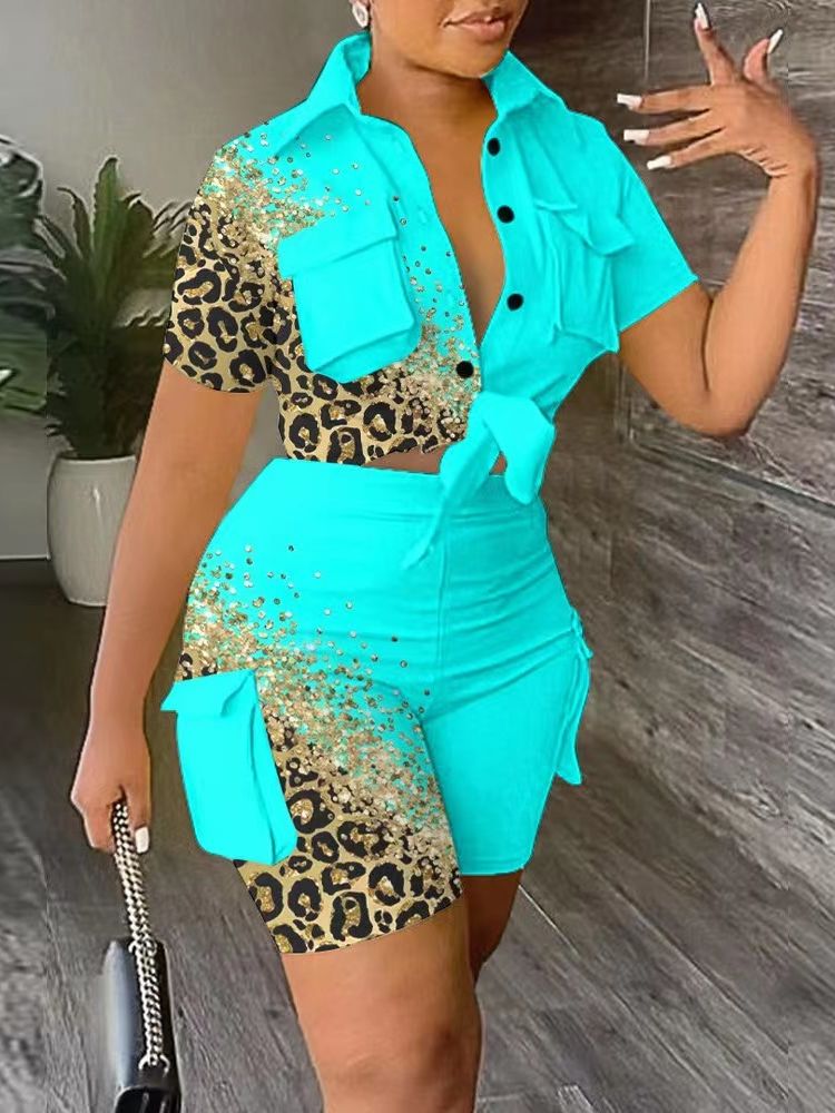 Cargo Fashion Two Piece Suit