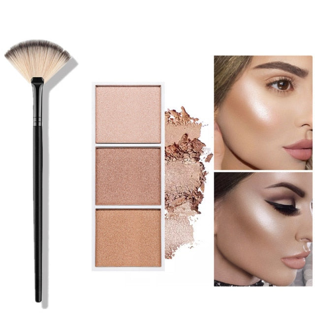 Shimmer Highlighter Blush Palette