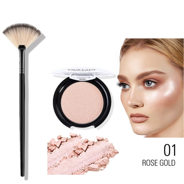 Shimmer Highlighter Blush Palette